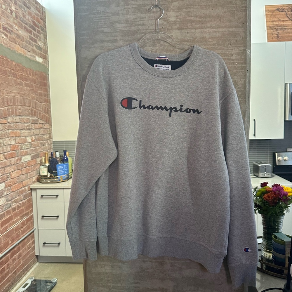 CHAMPION sweatshirt with fleece inside
